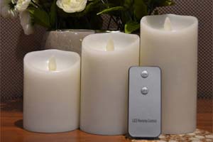 The features of battery operated candles with remote control