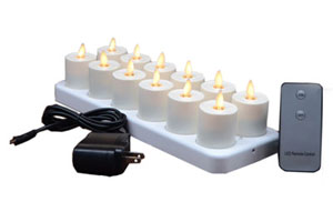 The led tealight candles are beautiful for your home decor