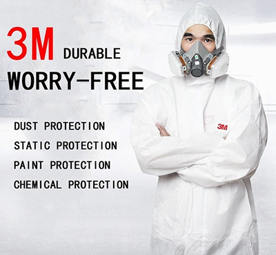 Upgrade Disposable Medical Isolation Gown Non-Woven Protective Clothing Coverall