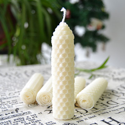 How to make rolled beeswax candle?