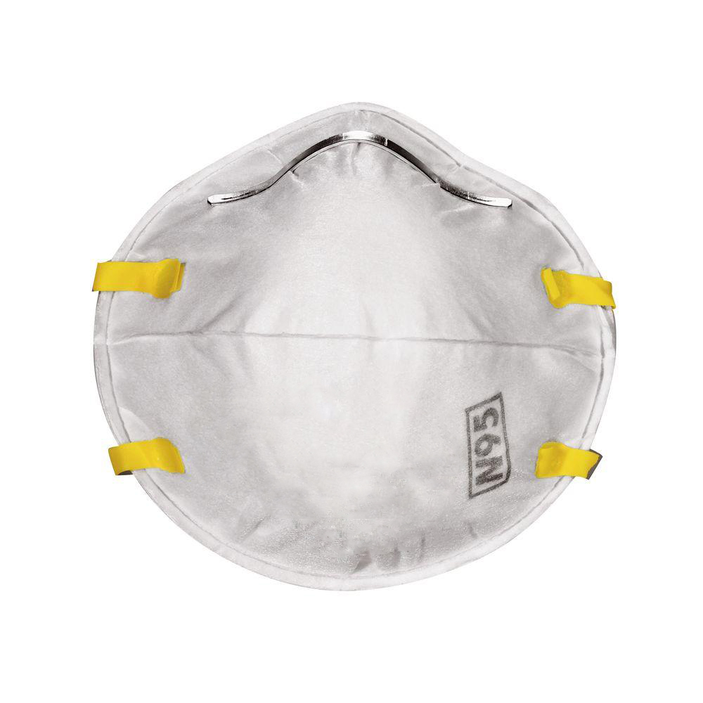 Safety N95 NIOSH Face Mask, Flat Fold Disposable Earloop Face Mask