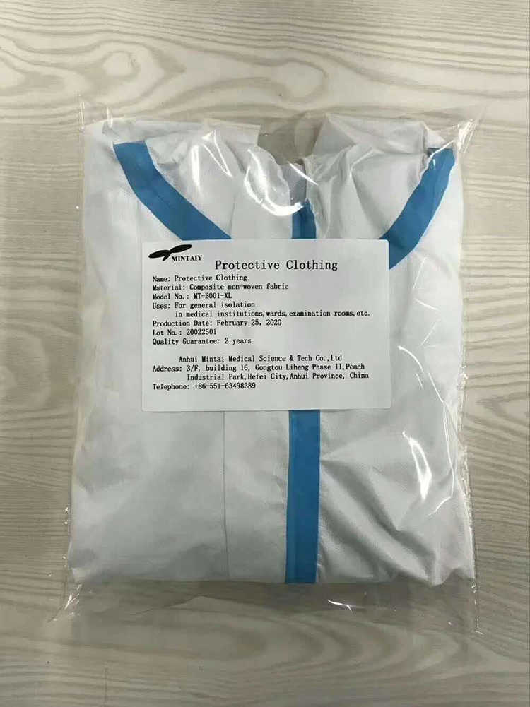 Disposable Virus Protective Clothing, Disposable Isolation Suit Manufacturer