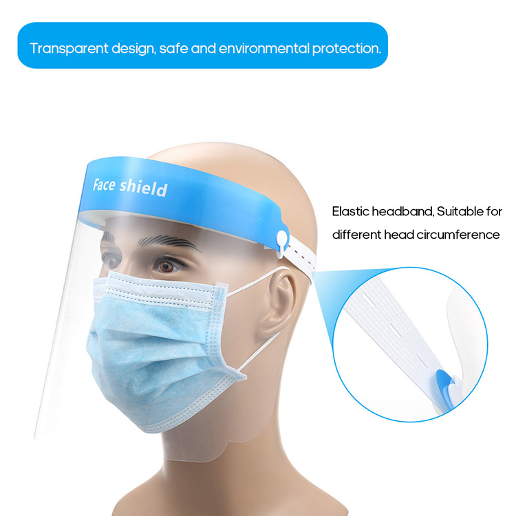 Anti-droplets Anti-fog Dust-proof Face Shield Protective Cover Transparent Face Eyes Protector Safety Accessories