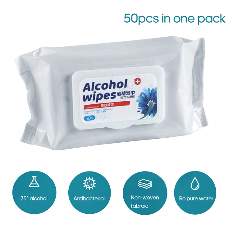 Alcohol Wipes 75% Alcohol Pads