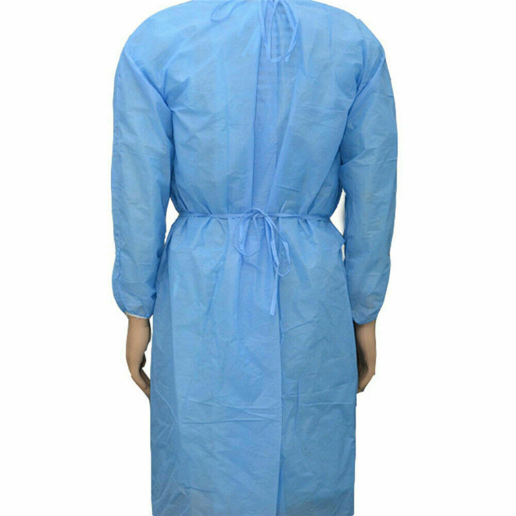 Good Quality Surgical Clothes SMS Hospital Disposable Isolation Gown