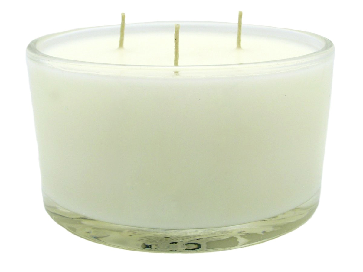 3 wick glass jar candles