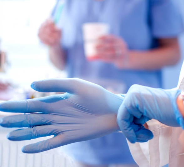 Nitrile Medical Gloves, Disposable Latex Examination Gloves