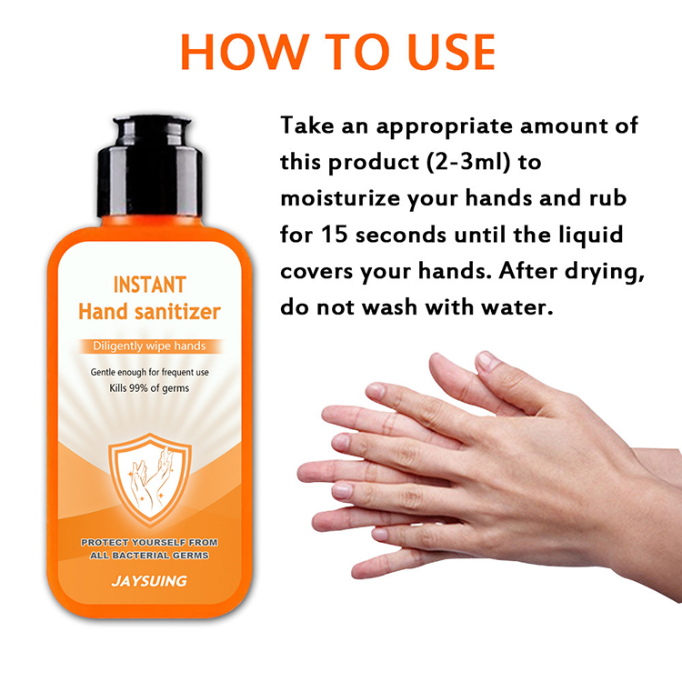 Portable Hand Sanitizer, Hand Sanitizer Gel Alcohol-free No-washing Anti-viral Wholesale