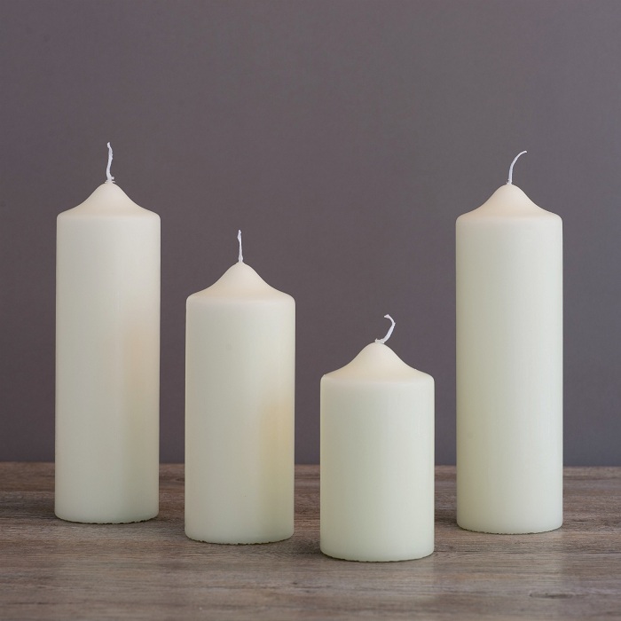 church pillar candles