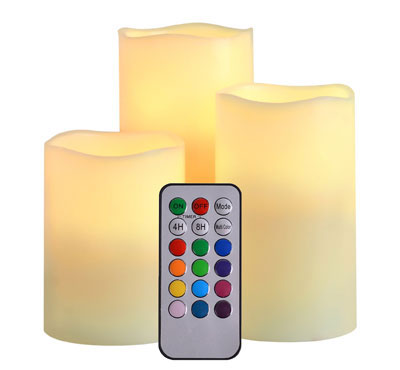 battery operated candles with remote, flameless candles with remote, cheap flameless candles